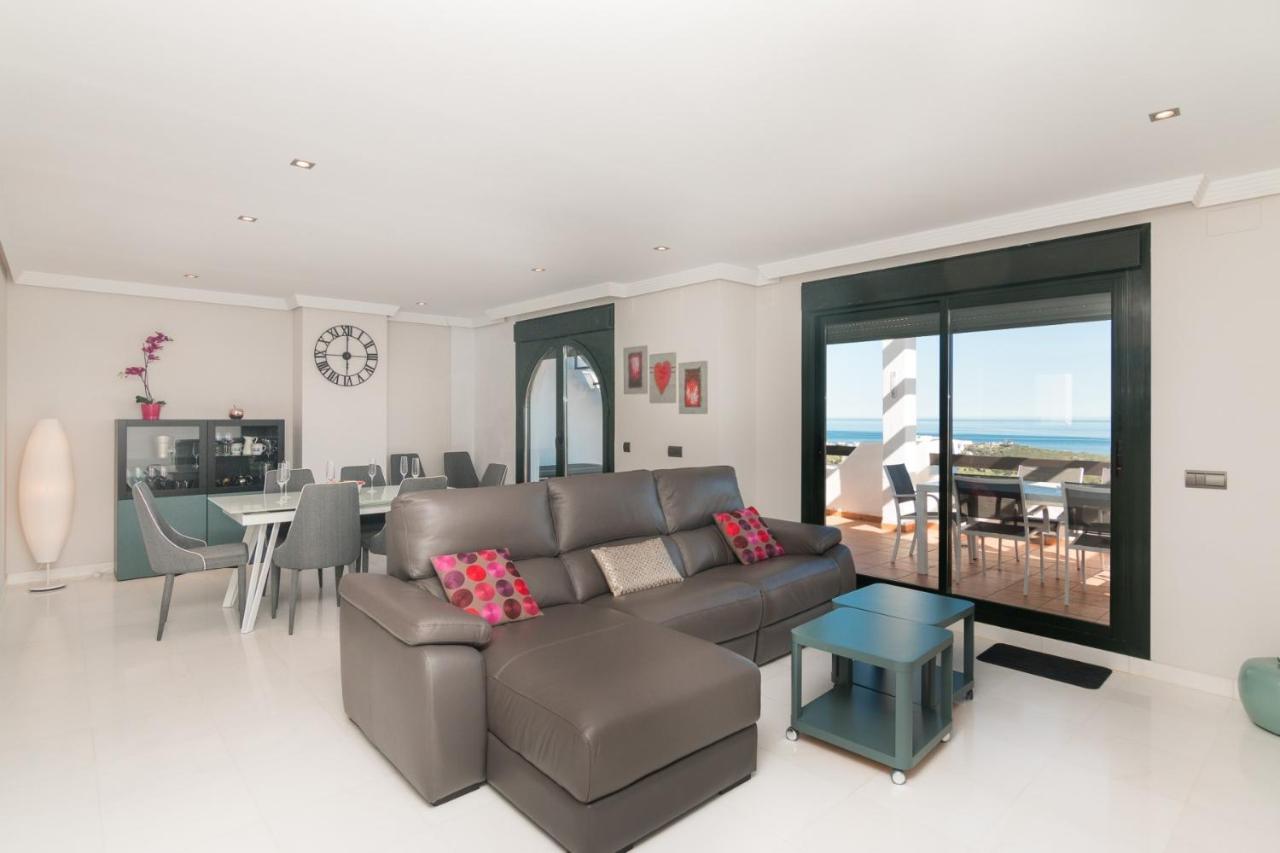 דירות 2186-Luxury Sea View Penthouse In Casares Costa מראה חיצוני תמונה