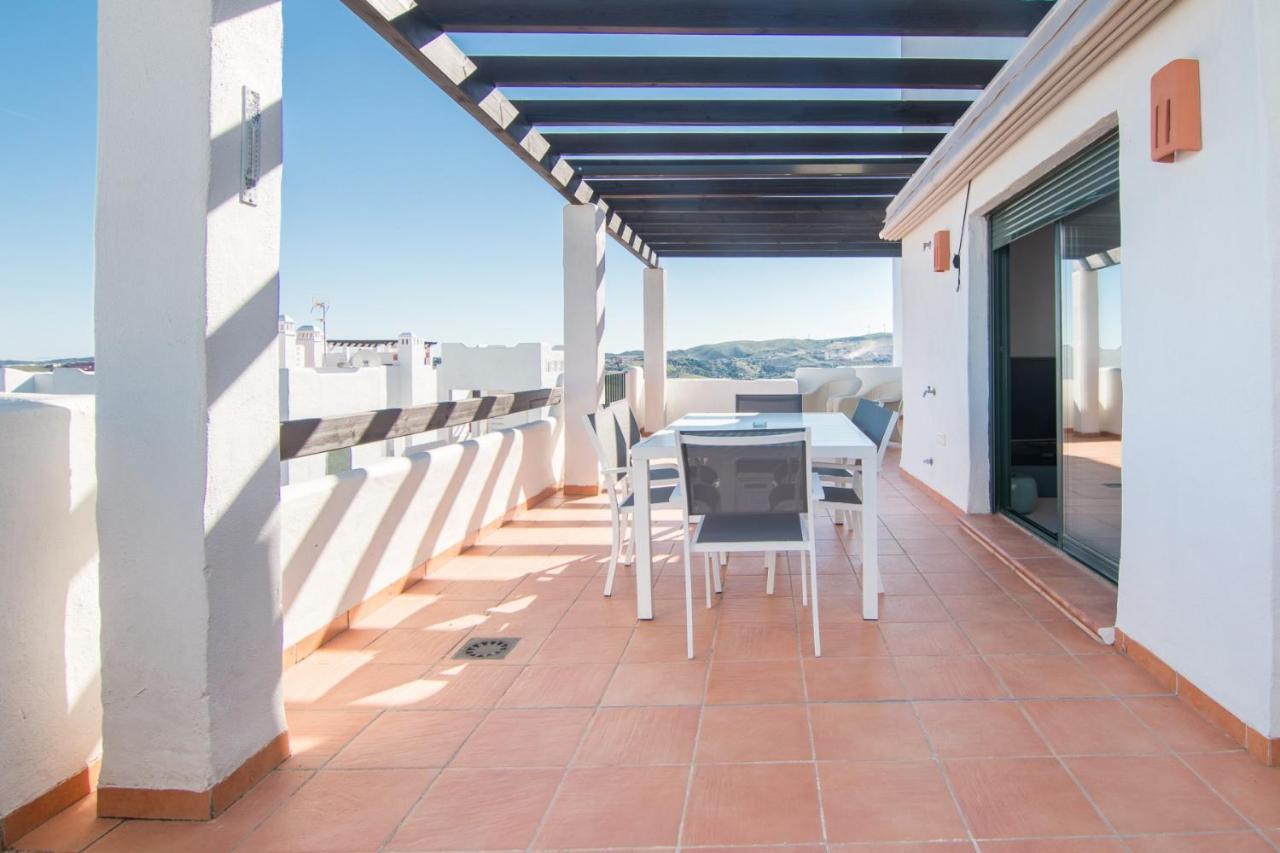 דירות 2186-Luxury Sea View Penthouse In Casares Costa מראה חיצוני תמונה