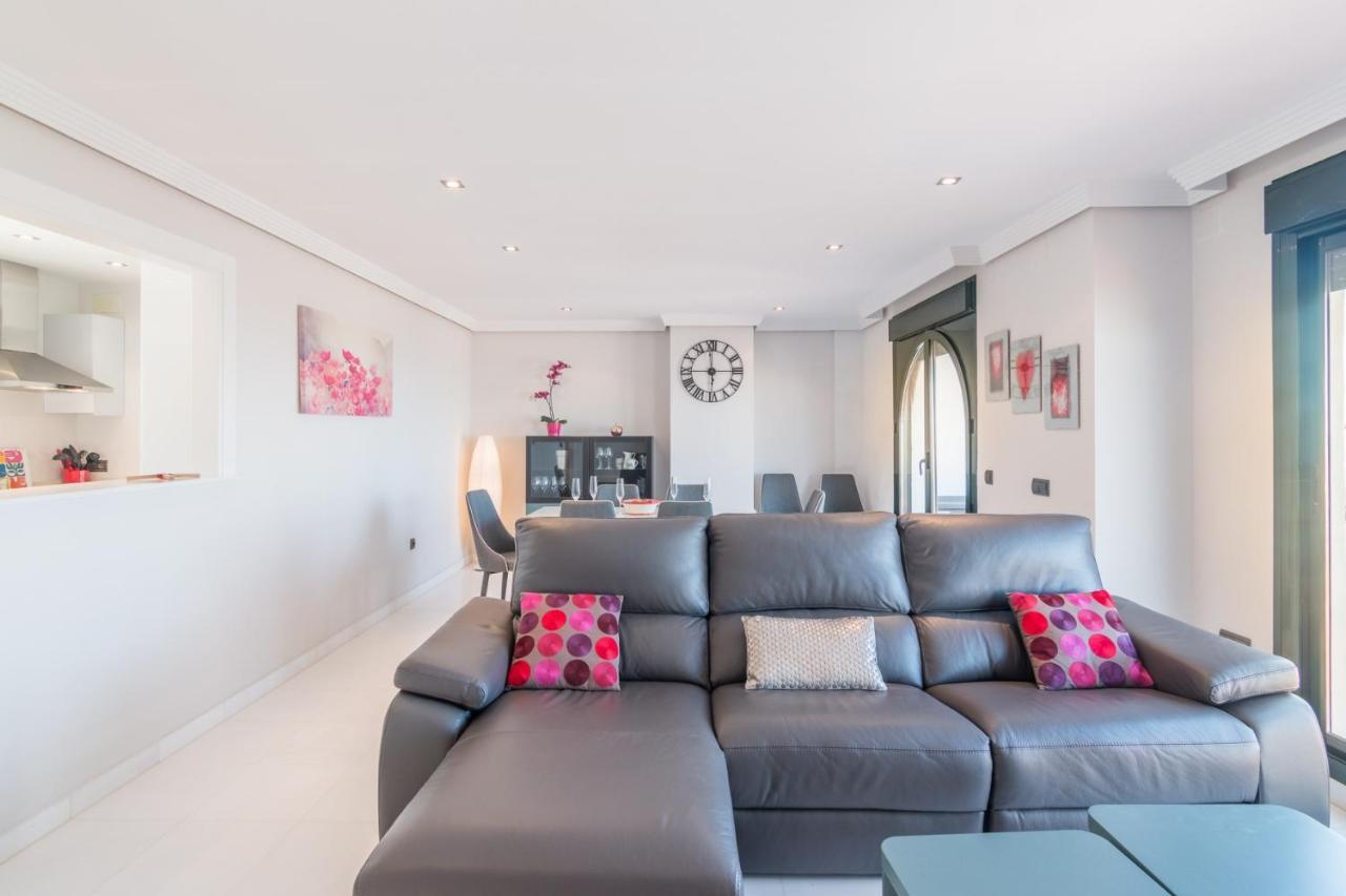 דירות 2186-Luxury Sea View Penthouse In Casares Costa מראה חיצוני תמונה